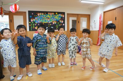 セレブ幼稚園 夕涼み会 販売 浴衣 ブログ かっこいい浴衣